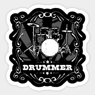 Drummer Sticker